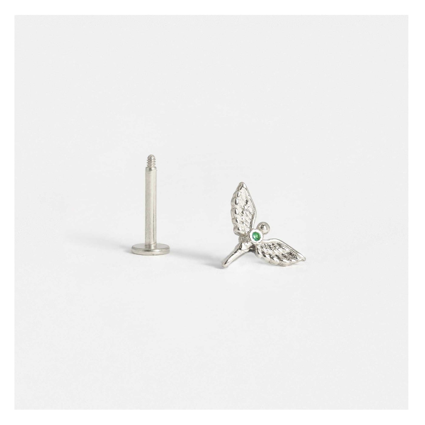Steel Emerald Eagle Labret