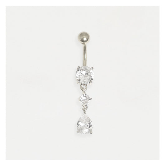 Twinkle Tear drops Belly Bar