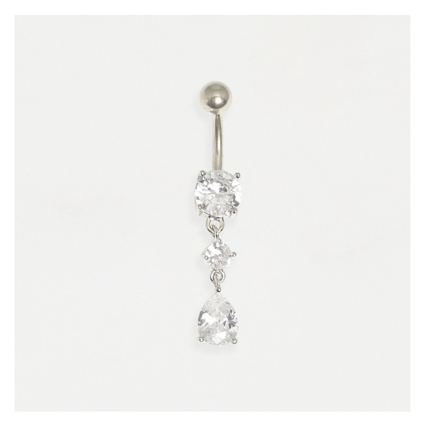 Twinkle Tear drops Belly Bar