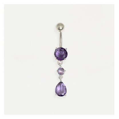 Twinkle Tear drops Belly Bar