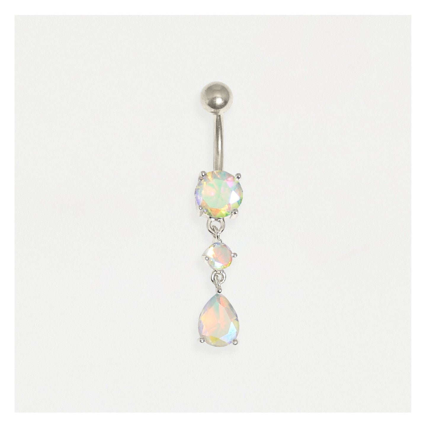 Twinkle Tear drops Belly Bar