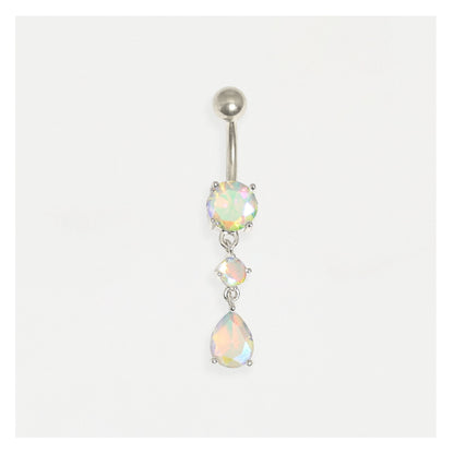 Twinkle Tear drops Belly Bar