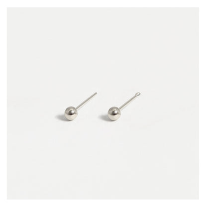 Silver Ball Nose Pins - 1.5mm, 2mm & 2.5mm, Bobble or Straight Back