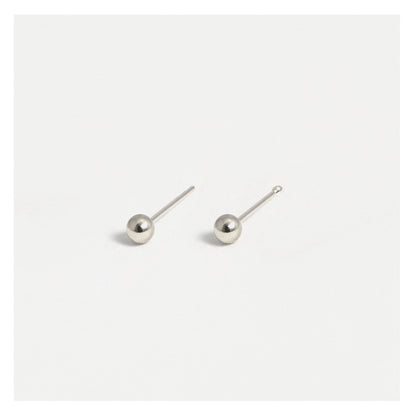 Silver Ball Nose Pins - 1.5mm, 2mm & 2.5mm, Bobble or Straight Back