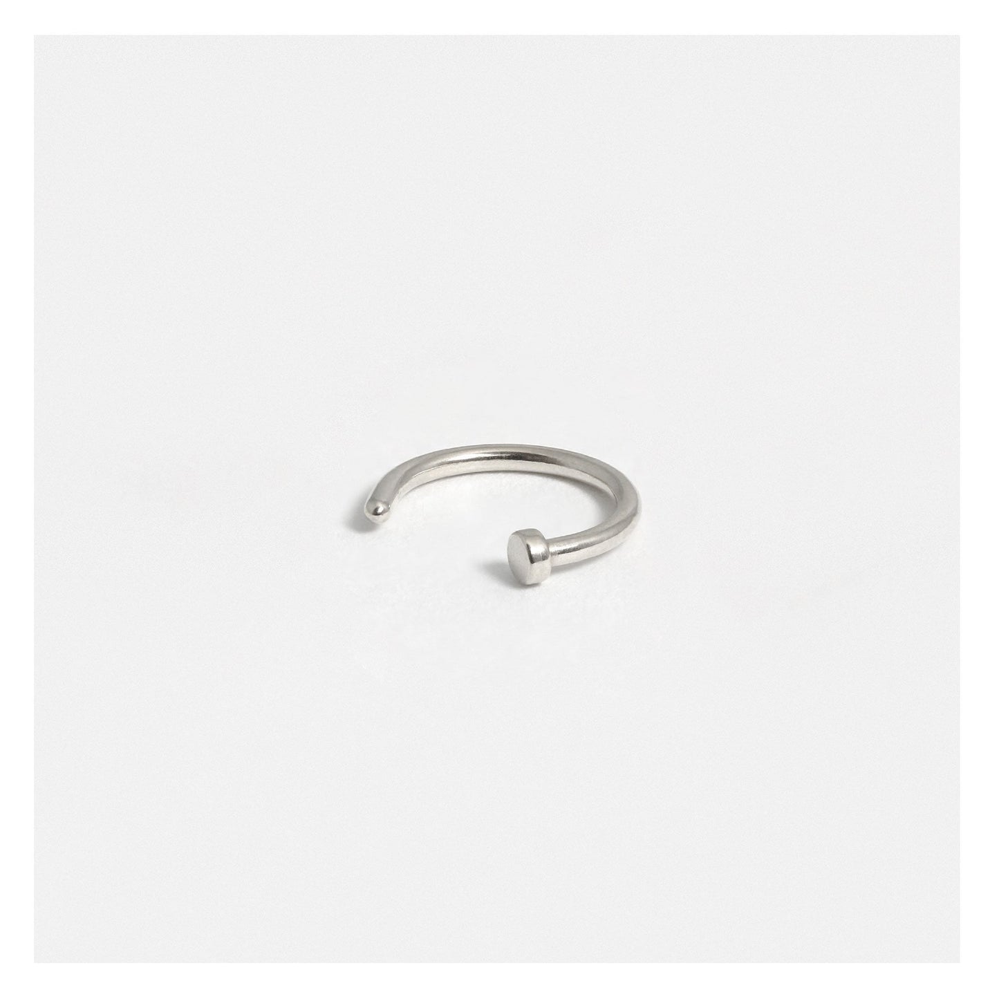 Steel Open Nose Ring - 8mm & 10mm