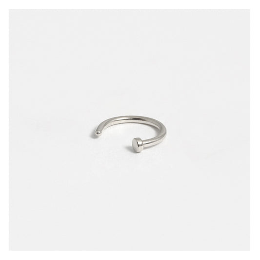 Steel Open Nose Ring - 8mm & 10mm