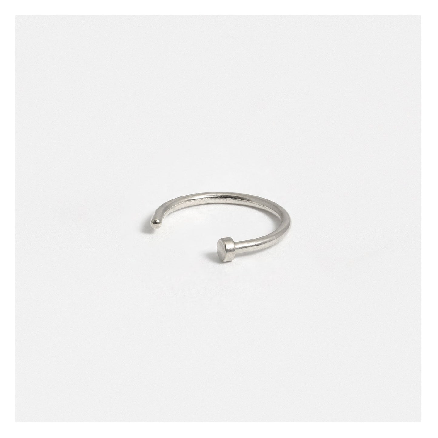 Steel Open Nose Ring - 8mm & 10mm