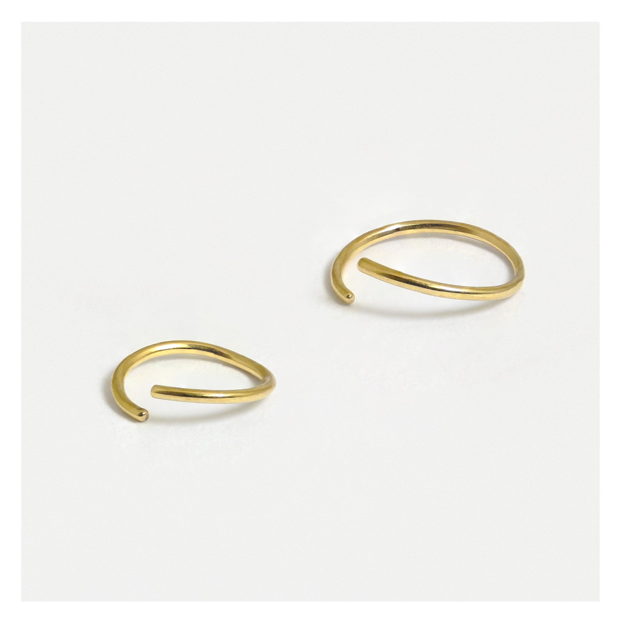 Gold PVD Steel Twist Ring - 8mm & 10mm