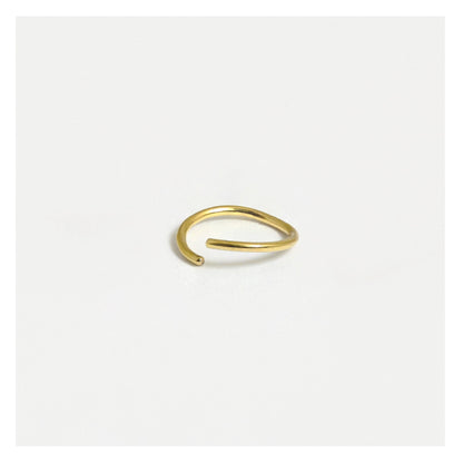 Gold PVD Steel Twist Ring - 8mm & 10mm