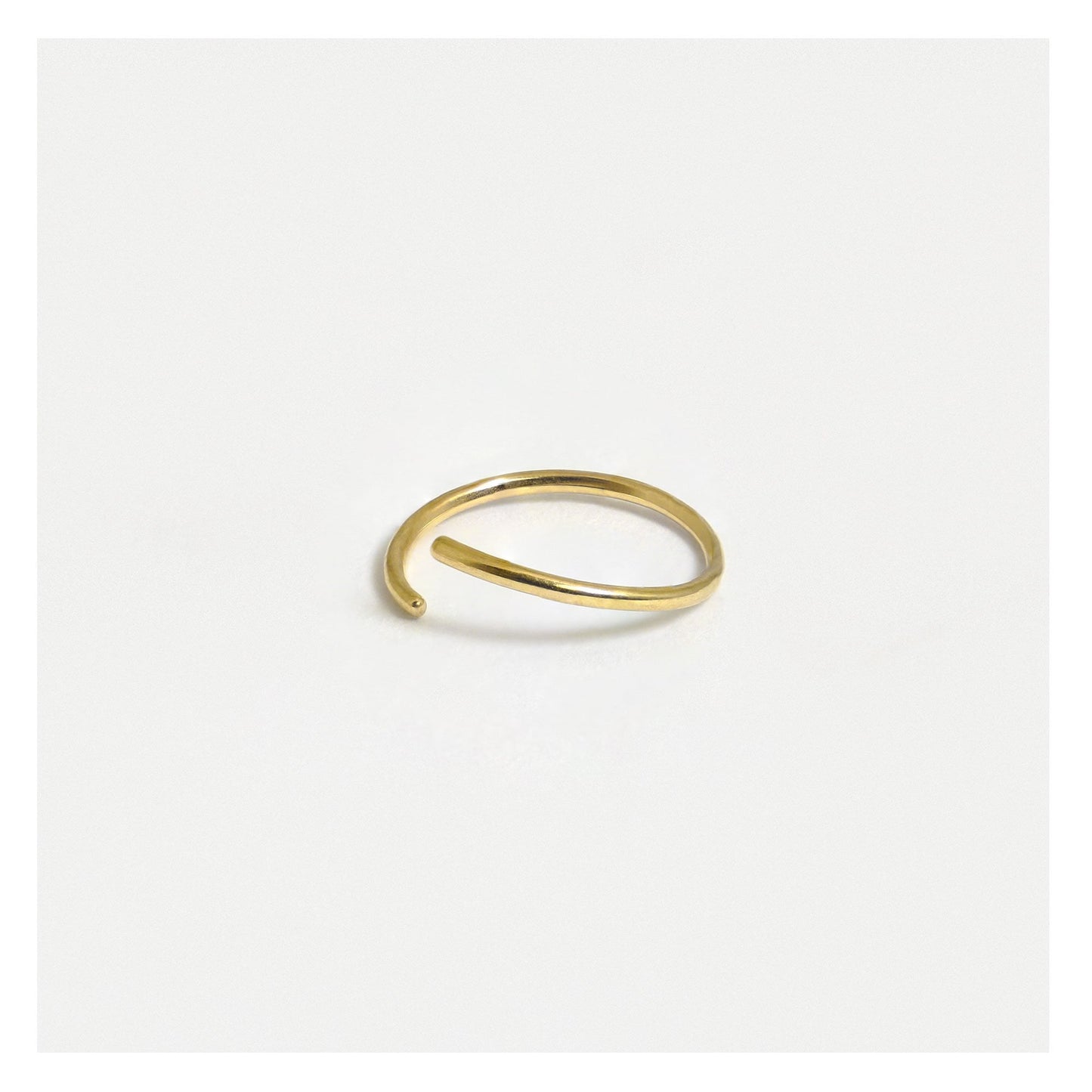 Gold PVD Steel Twist Ring - 8mm & 10mm
