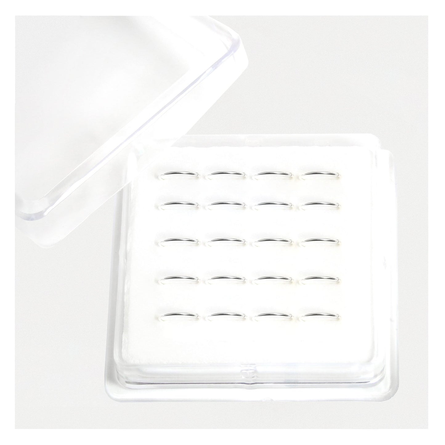 Silver Plain Nose Ring 8 -12mm