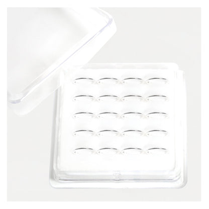 Silver Plain Nose Ring 8 -12mm