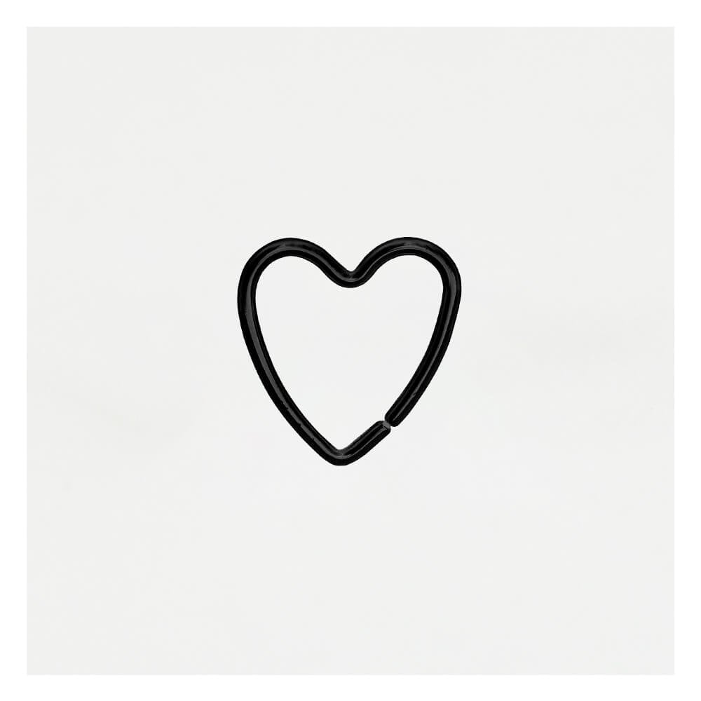 PVD Heart Daith Ring
