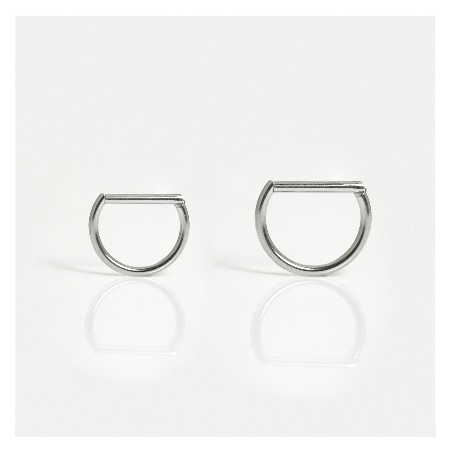 Titanium D Segment Ring - 1.2mm