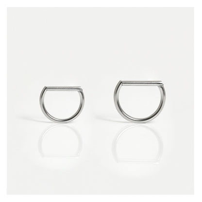 Titanium D Segment Ring - 1.2mm