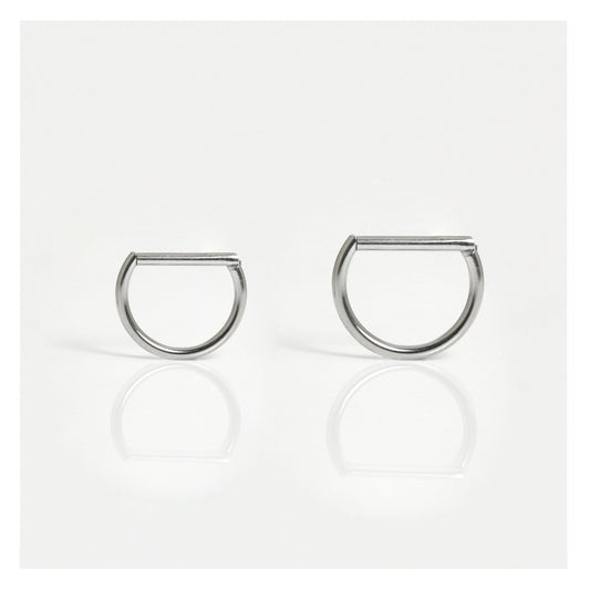 Titanium D Segment Ring - 1.2mm