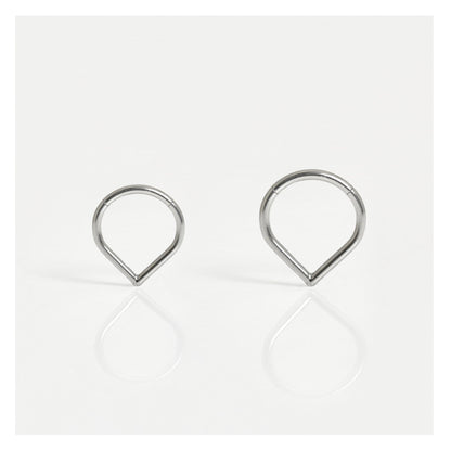 Titanium Teardrop Segment Ring - 1.2mm