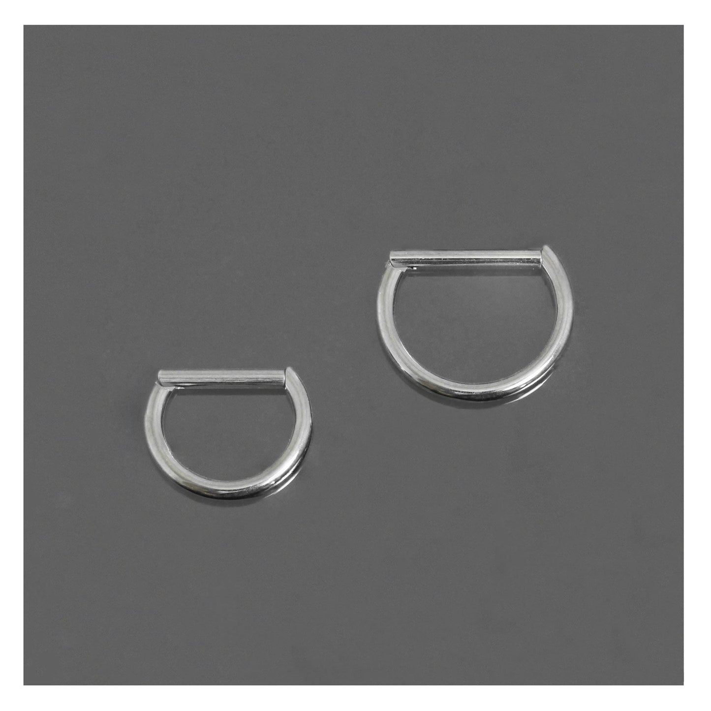 Titanium D Segment Ring - 1.2mm