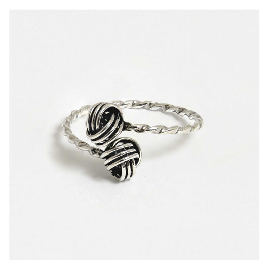 Knot Twisted Toe Ring