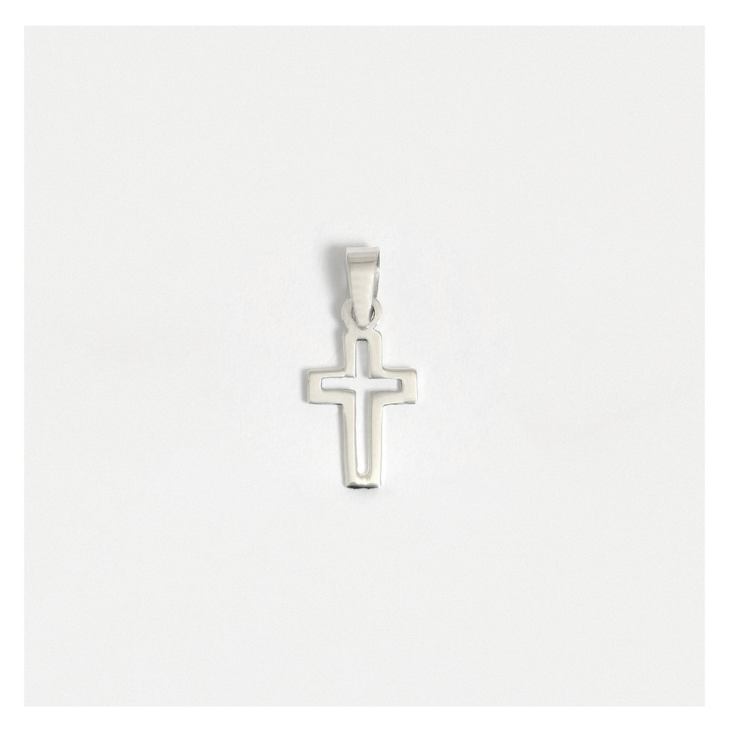 Open Cross Pendant