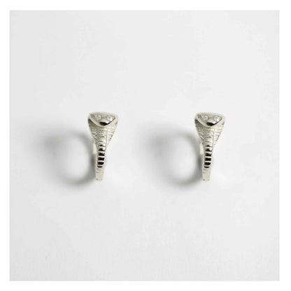 Silver Python Hoop - 8mm