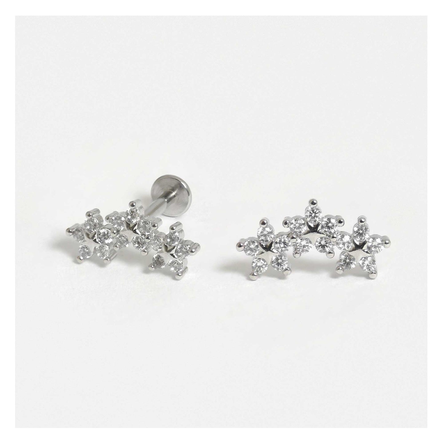 Steel Wild Daisies Labret
