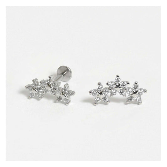 Steel Wild Daisies Labret