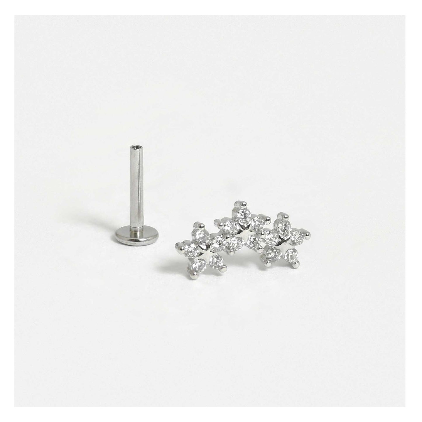 Steel Wild Daisies Labret