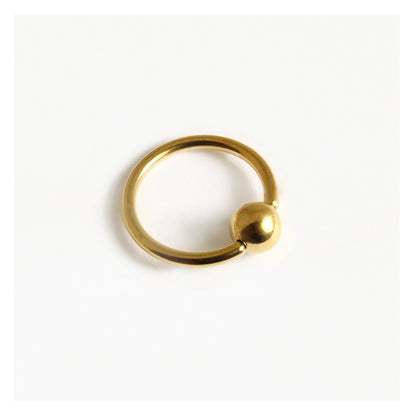 Gold PVD Steel Ball Closure Ring (BCR) - 1.2mm & 1.6mm