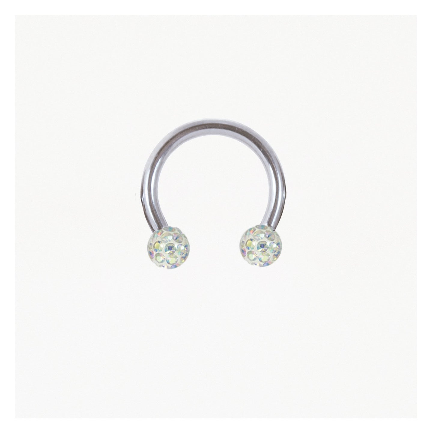 Steel Disco Ball Horseshoe / Circular Barbell (CBB) - 1.2mm
