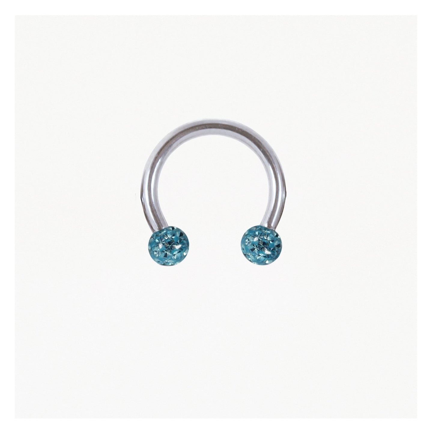 Steel Disco Ball Horseshoe / Circular Barbell (CBB) - 1.2mm