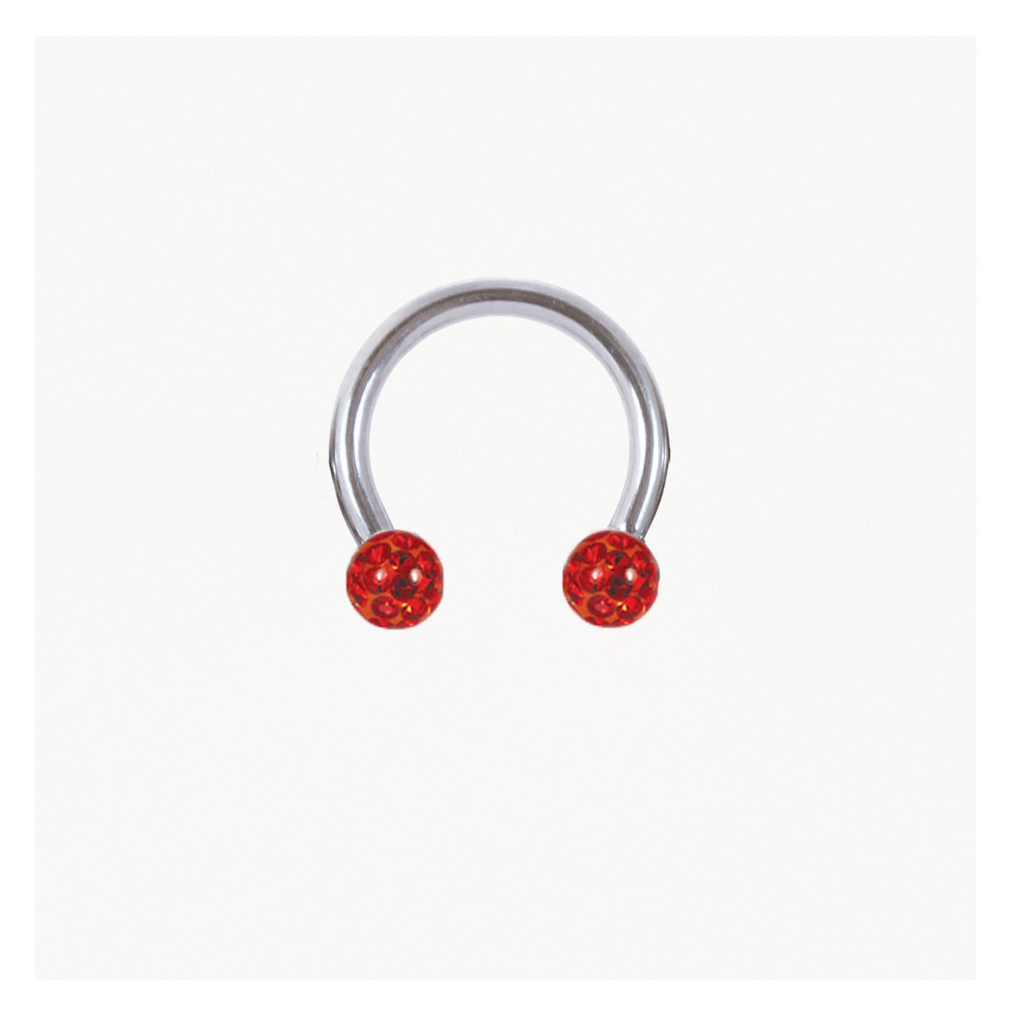 Steel Disco Ball Horseshoe / Circular Barbell (CBB) - 1.2mm