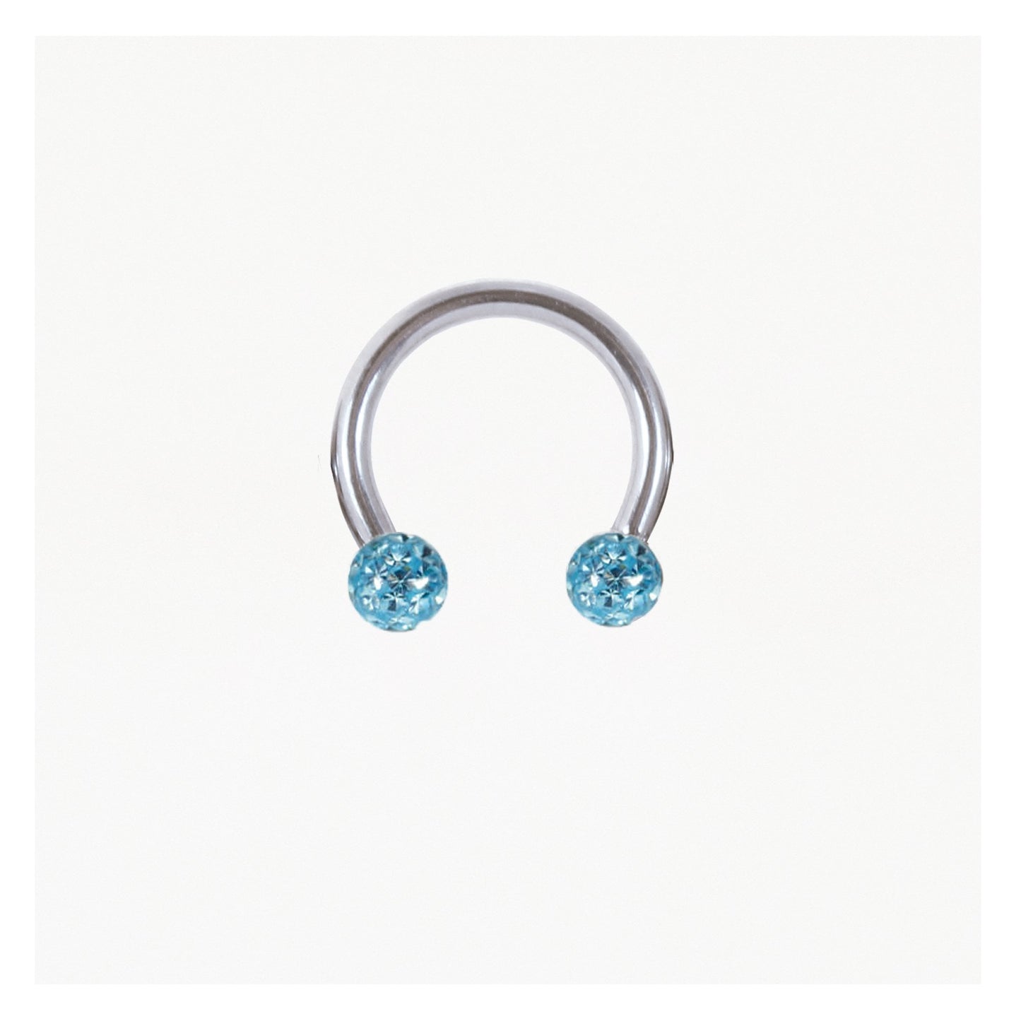 Steel Disco Ball Horseshoe / Circular Barbell (CBB) - 1.2mm