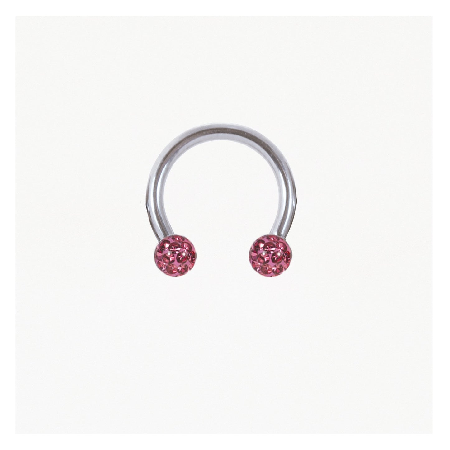 Steel Disco Ball Horseshoe / Circular Barbell (CBB) - 1.2mm