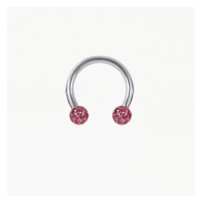 Steel Disco Ball Horseshoe / Circular Barbell (CBB) - 1.2mm