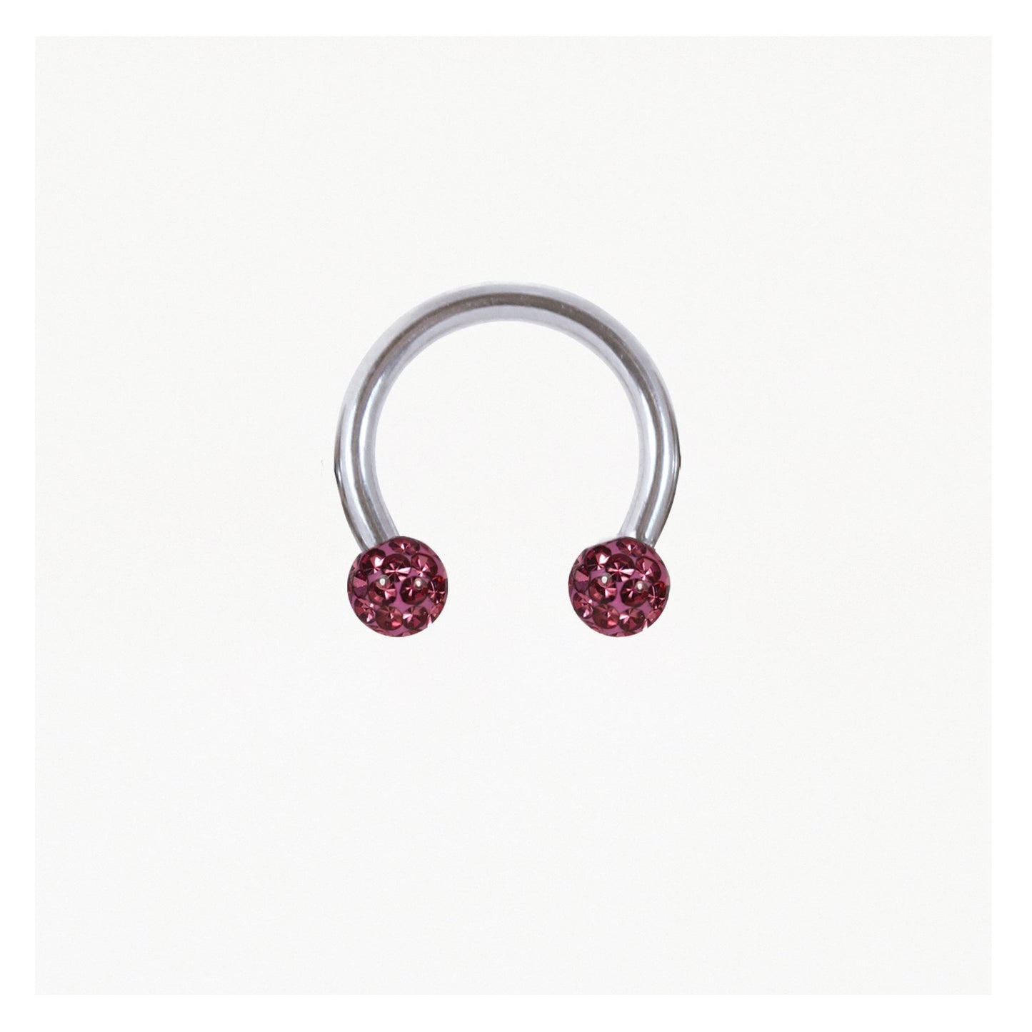 Steel Disco Ball Horseshoe / Circular Barbell (CBB) - 1.2mm