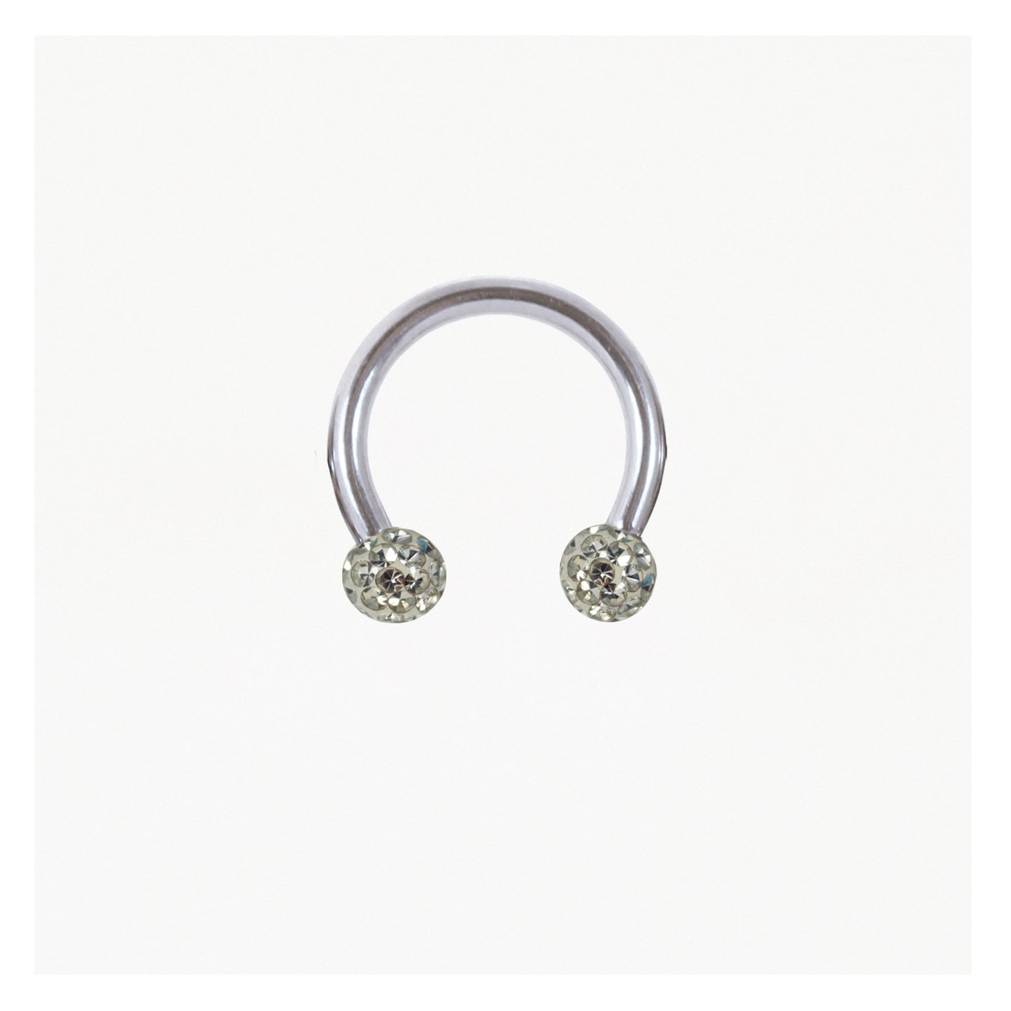 Steel Disco Ball Horseshoe / Circular Barbell (CBB) - 1.2mm