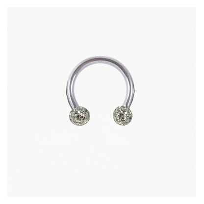 Steel Disco Ball Horseshoe / Circular Barbell (CBB) - 1.2mm