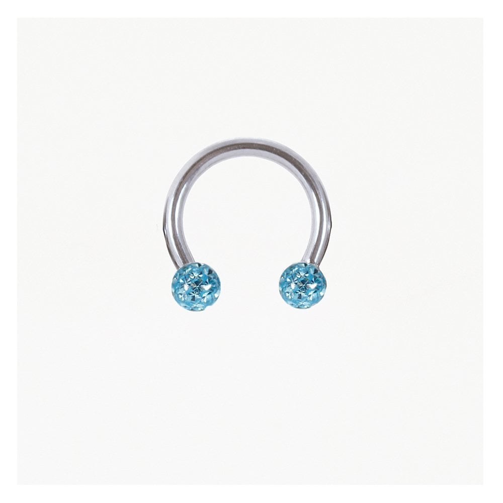 Steel Disco Ball Horseshoe / Circular Barbell (CBB) - 1.2mm