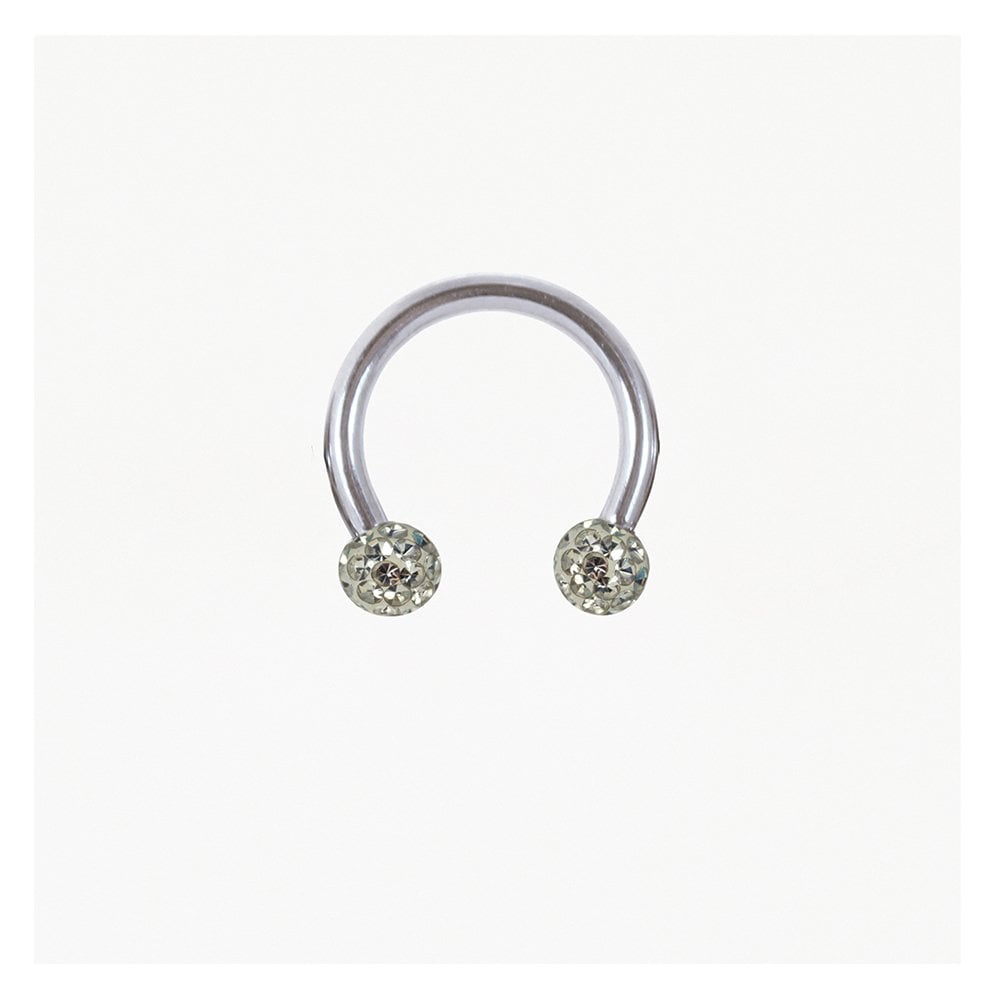 Steel Disco Ball Horseshoe / Circular Barbell (CBB) - 1.2mm