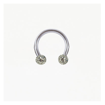 Steel Disco Ball Horseshoe / Circular Barbell (CBB) - 1.2mm