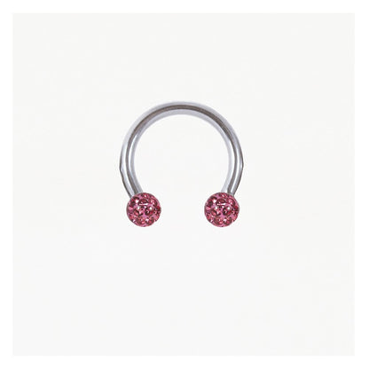 Steel Disco Ball Horseshoe / Circular Barbell (CBB) - 1.2mm