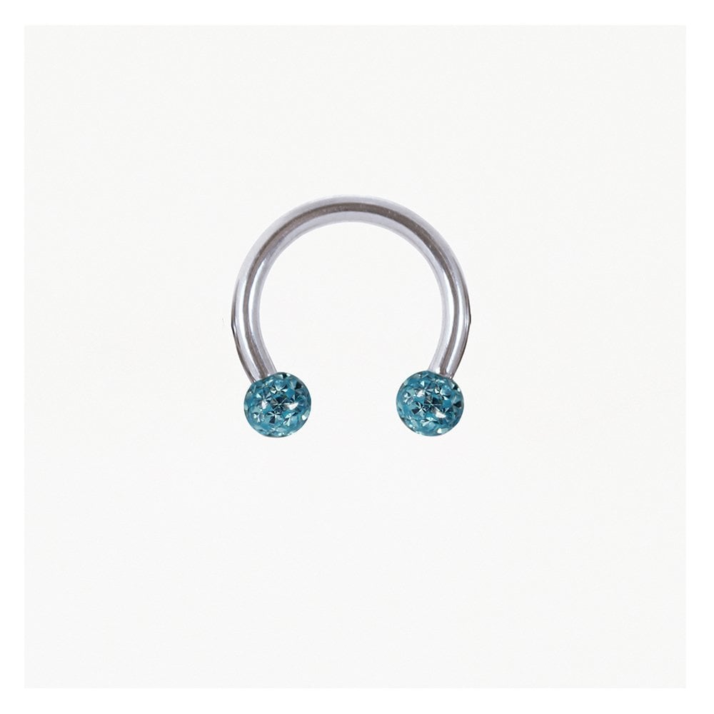 Steel Disco Ball Horseshoe / Circular Barbell (CBB) - 1.2mm