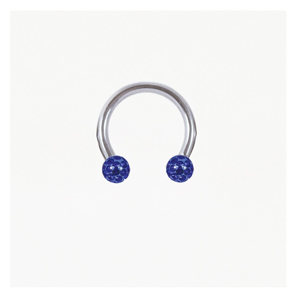 Steel Disco Ball Horseshoe / Circular Barbell (CBB) - 1.2mm