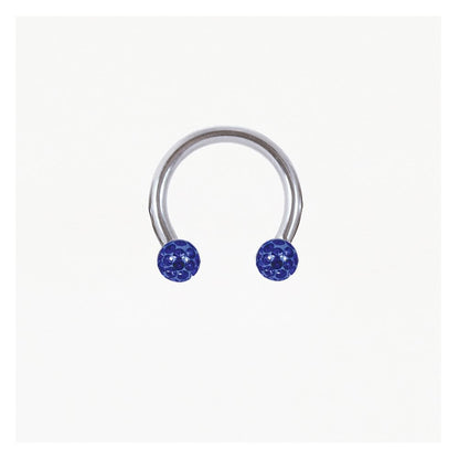 Steel Disco Ball Horseshoe / Circular Barbell (CBB) - 1.2mm