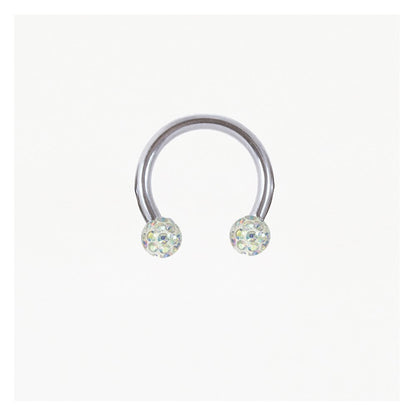 Steel Disco Ball Horseshoe / Circular Barbell (CBB) - 1.2mm