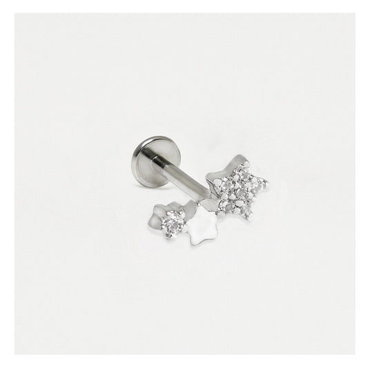 Steel Celestial Treble Labret - Internally Threaded