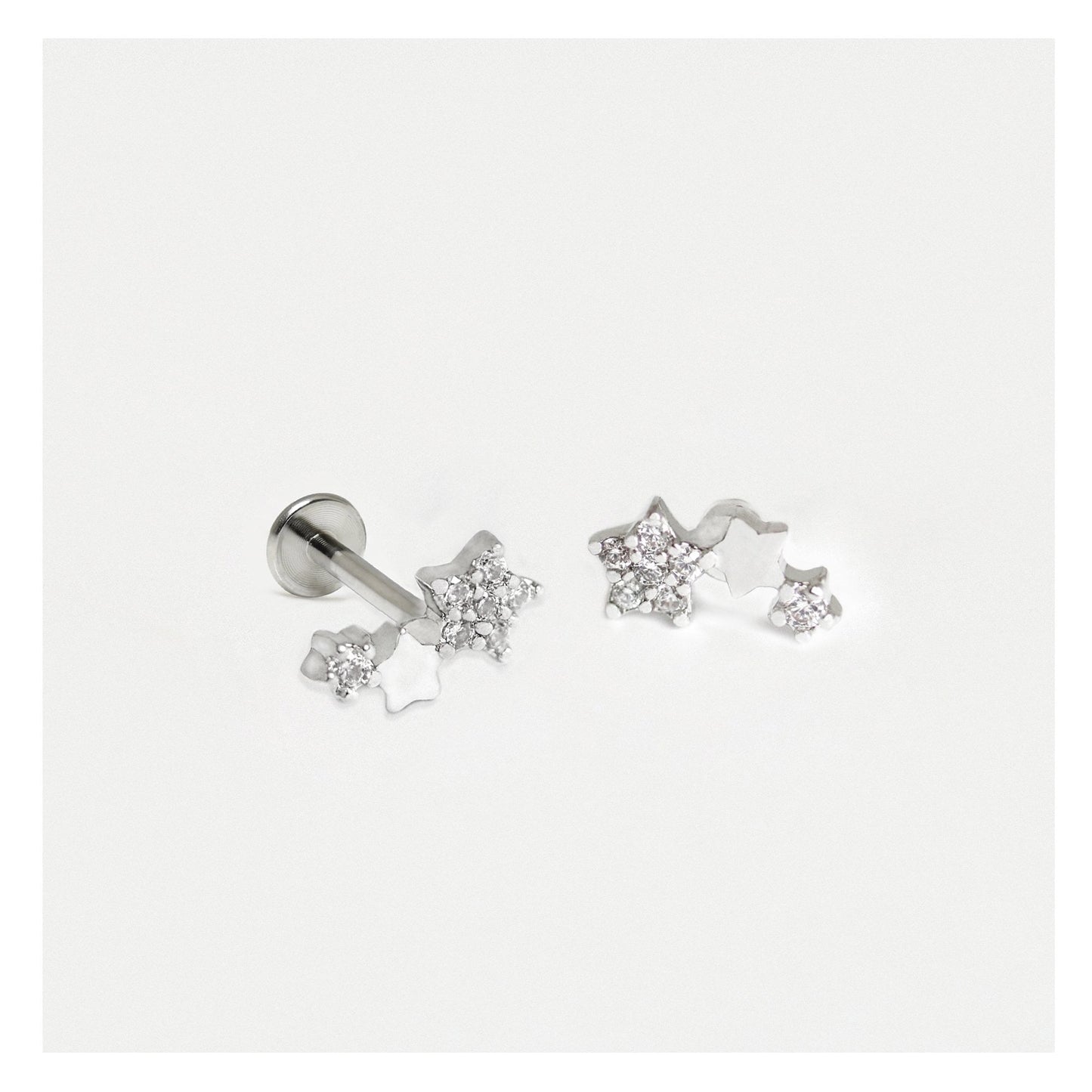 Steel Celestial Treble Labret - Internally Threaded