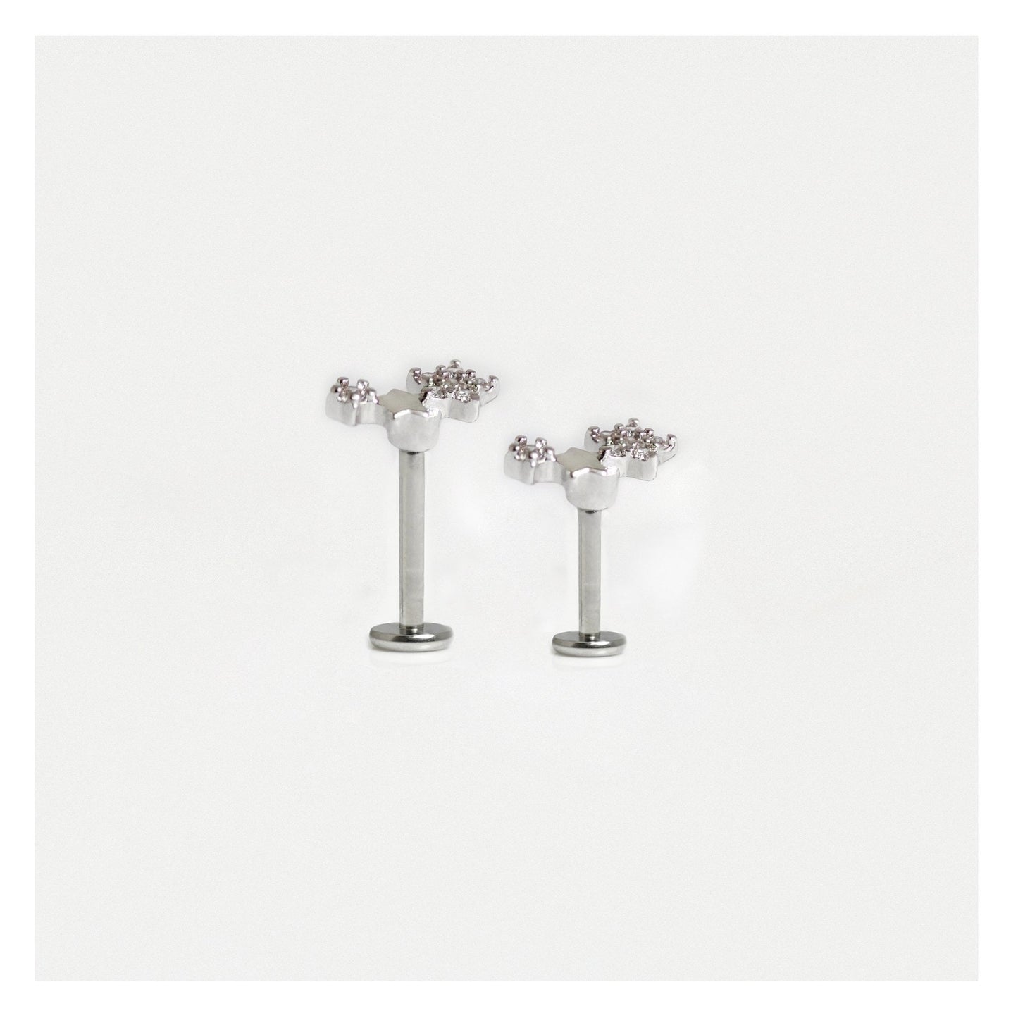 Steel Celestial Treble Labret - Internally Threaded