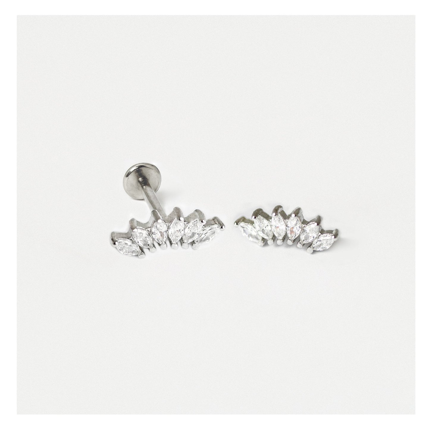 Steel Allure Flatback - Internally Threaded